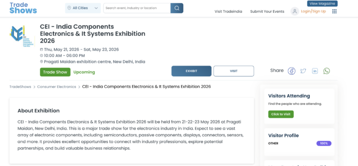 CEI India Components Electronics & IT Systems 2026