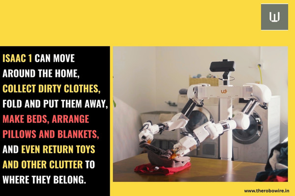 Isaac 1 Home Robot Promises Smarter Laundry and Cleaning The Robo Wire